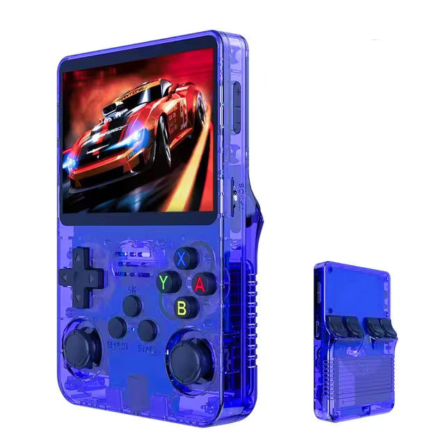 R36S Retro Handheld Video Game Console Linux System 3.5-inch IPS Screen Portable Handheld Video Player 64GB 15000 Games